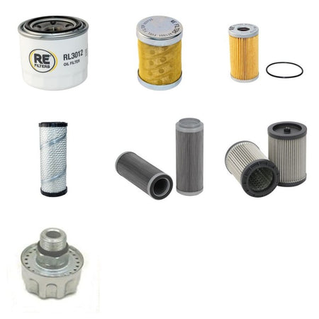 Yanmar VIO45 Filter Service Kit with Yanmar 3TNE88 Engine