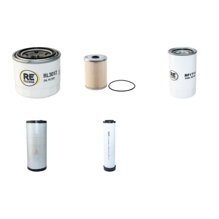 Yanmar VIO80-1A Filter Service Kit Air Oil Fuel Filters with Yanmar 4TNV98-WBV Engine Year 2014-