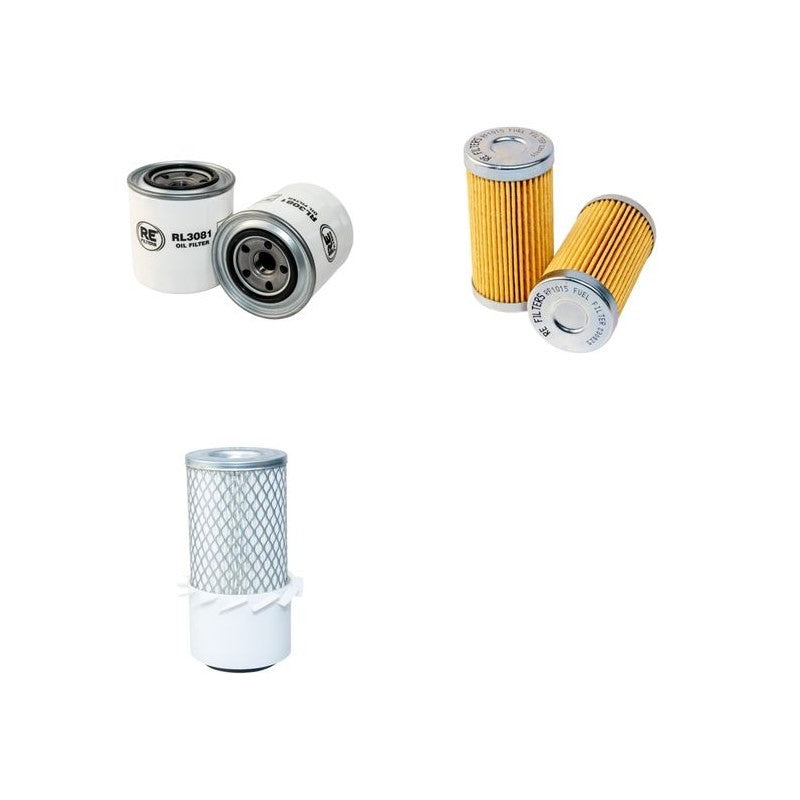 Yanmar YB10 Filter Service Kit with Yanmar 3T72L/ 3T84H Engine Air, Oil, Fuel Filters