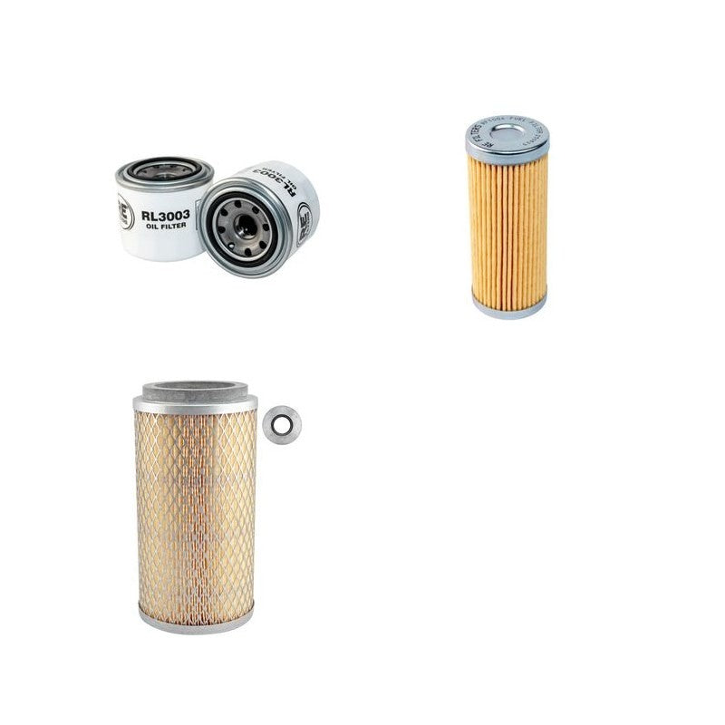 Yanmar YM220 Filter Service Kit Air Oil Fuel Filters Serial No -12476412510