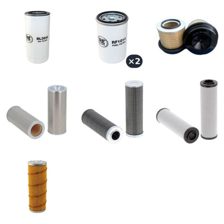ZETTELMEYER ZL1700 Filter Service Kit w/Deutz F6L912 Eng.