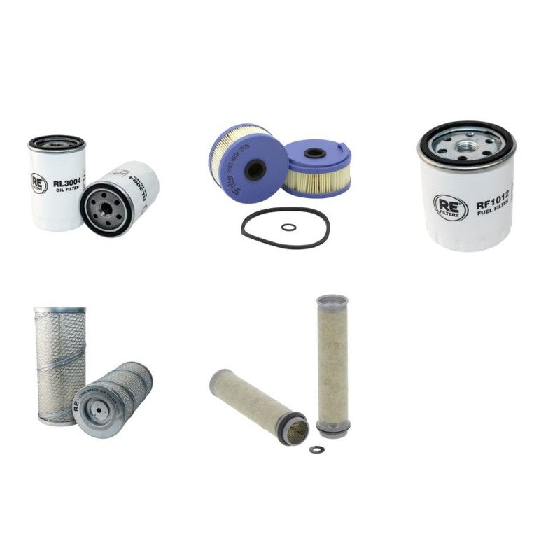 ZETTELMEYER ZL602 Filter Service Kit Air Oil Fuel Filters w/Deutz BF4L1011T Eng. YR -95